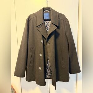 Nautica Men's Black Pea Coat